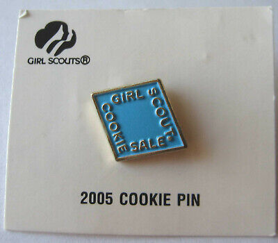Girl Scout 2005 COOKIE SALE Sky LIGHT BLUE PIN Diamond Junior Senior ...