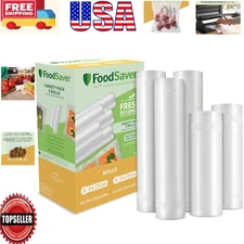 BPA-Free 5 Roll Vacuum Sealer Bags - Custom Length for Ultimate Food Protection