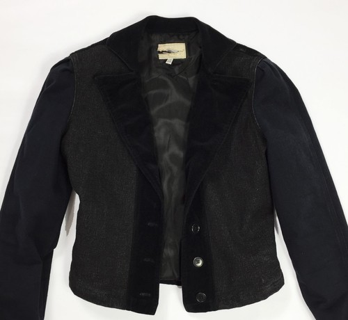 Blumarine jacket jeans velluto elegante luxury vintage donna usato giacca T4198 - Foto 4 di 12