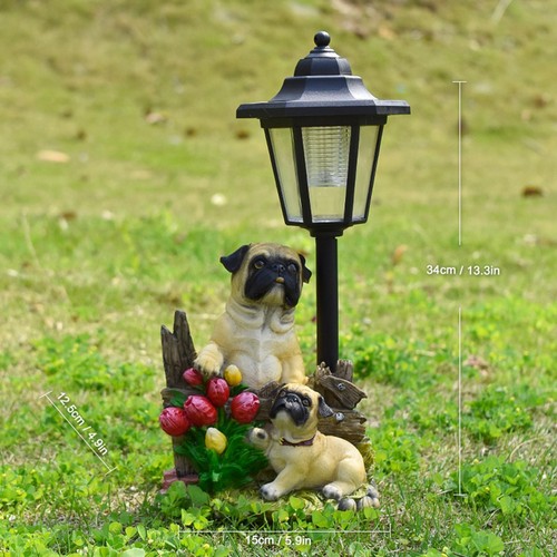 Tnfeeon Adorable Décoration de Voiture à énergie Solaire Agitant Un Chien, Figurine de Chien et Amusante avec Bras Oscillant, Décoration Mignonne pour