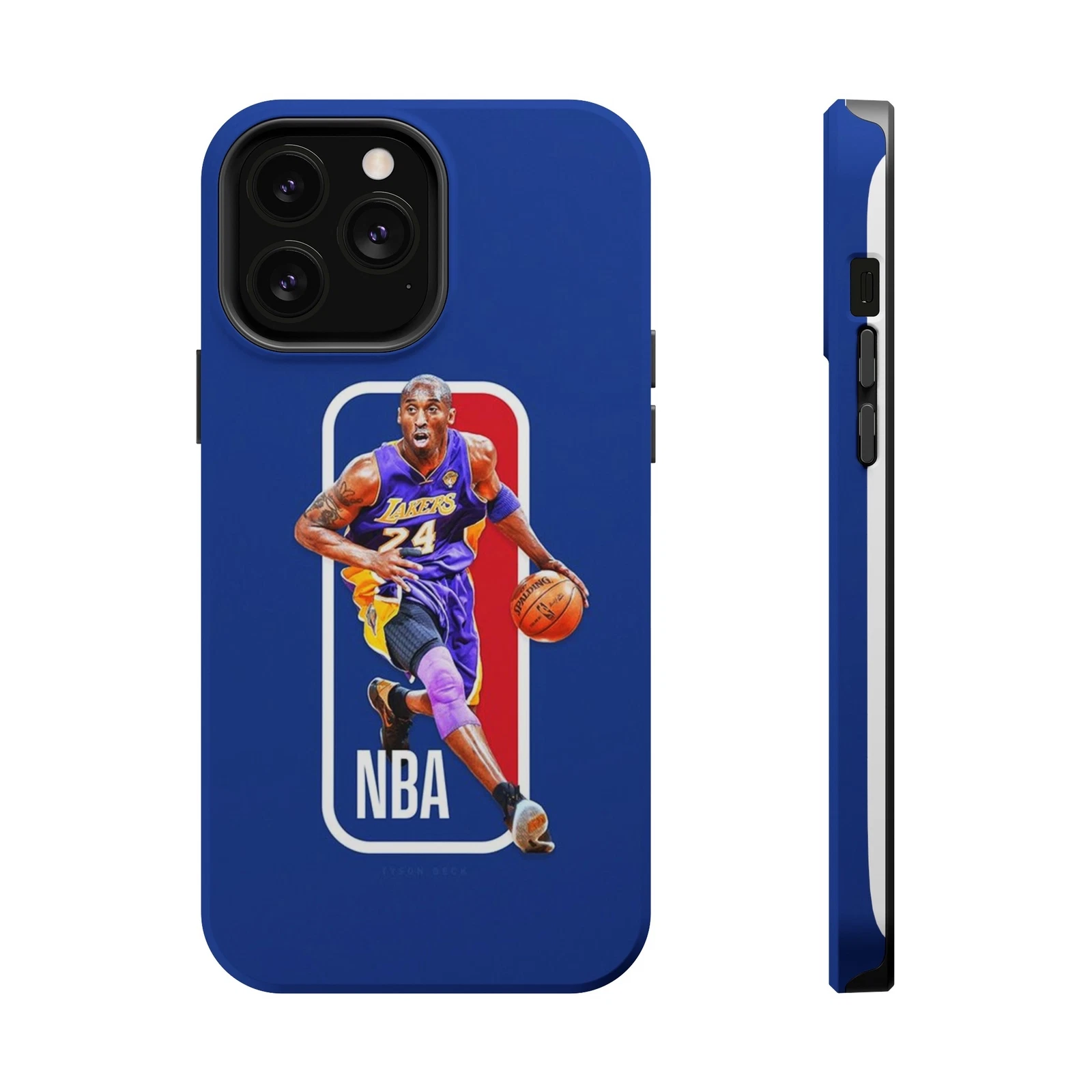 Kobe Bryant NBA Logo, Black Mamba Phone Case