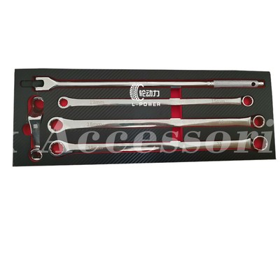 Car 3D four-wheel alignment tool accessories repair special long plum wrench #D9