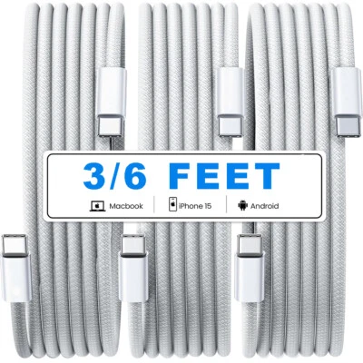 USB C auf USB-C Ladekabel 1m Typ C Kabel 60W Schnellladekabel für Samsung Xiaomi - Bild 1 von 4