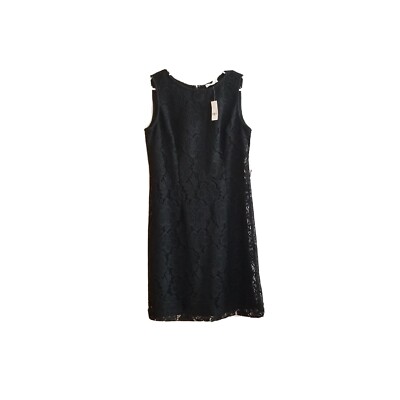 NY&C New York & Company Black Sleeveless Lace Lined Dress Size 8 NWT Style 9305 | eBay NY&C New York & Company Black Sleeveless Lace Lined Dress Size 8 NWT Style 9305 | eBay