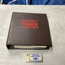 1986 Gmc Truck Sales Book Colors Trim 1986 Gmc Truck Sales Book Colors Trim