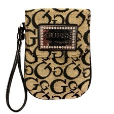 GUESS small rhinestone embellished wristlet