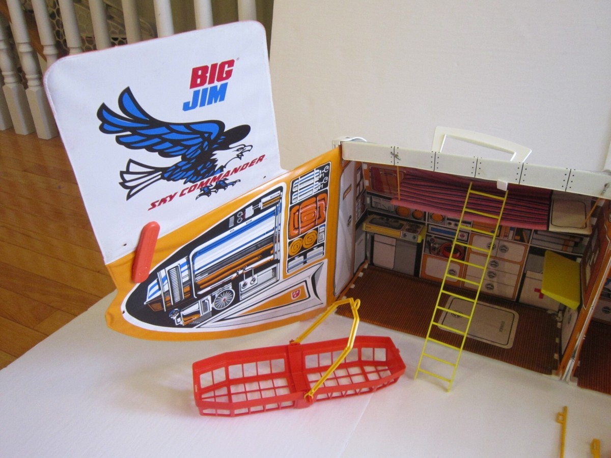 1973 Mattel Big Jim Sky Commander Airplane Playset