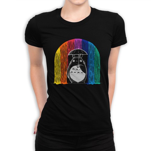 Rainbow Totoro T-Shirt, Studio Ghibli 