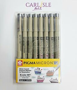 Size 01 Choose Your Colour Pigma Micron Archival Ink Pen Sakura 
