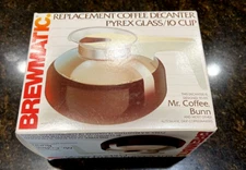 Brewmatic Pyrex Glass 10 Cup Replacement Coffee Pot/Decanter New Old Stock