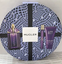 Mugler Alien 3 Pc Gift Set  Eau de Parfum Spray 2 oz + Lotion +Travel Spray 10ML