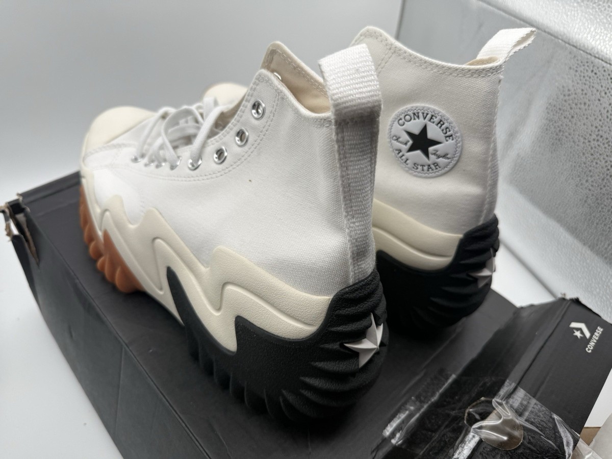 Converse Run Star Motion Shoes White Black Gum 171546C Mens  display picture 1
