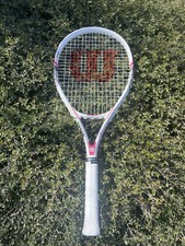 Wilson Hope Tennis Racquet Breast Cancer Awareness 4 1/4" Grip L2 New Over Grip