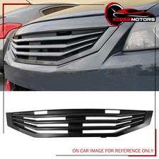 Mugen Style Front Upper Grille Fits 2008-2010 Honda Accord Coupe Matte Black Abs