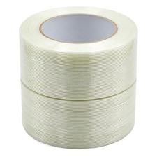 Clear Filament Tape 2 Inch x 60 Yards 2 Rolls, Heavy Duty Strapping Tape 5.5 ...