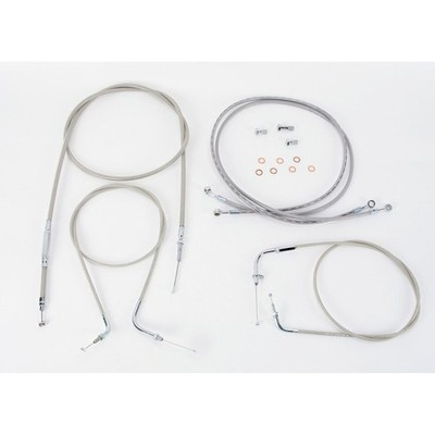 Baron Custom Accessories 16 in. Handlebar Cable and Line Kit - BA-801300KT-16