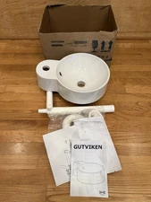 IKEA GUTVIKEN Countertop Sink ONLY 103.549.63  WHITE 11 3/8x15 3/8" NICE FAST!