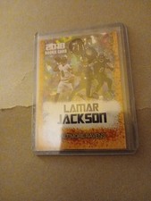 2018 Lamar Jackson Limited Edition Rookie Card Baltimore Ravens. rookie card picture