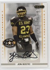 2009 Razor US Army All-American Bowl Auto Jon Bostic #HSAA-AU-35 Auto 0h1