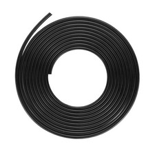 Car Door Edge Guards Chrome Universal U-Shape Moulding Trim Strip 64FT Black