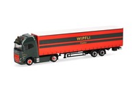 Herpa 319171 | Volvo Fh Gl Xl Electric | Gardinenplanen-Sattelzug | Wipfli (Ch)