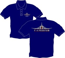 F4 Phantom Poloshirt T-Shirt Flieger Piloten Luftwaffe Polohemd Modellbau