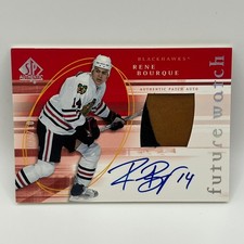 2005-06 SP Authentic Limited Auto Patches Rene Bourque #148 /100 RPA