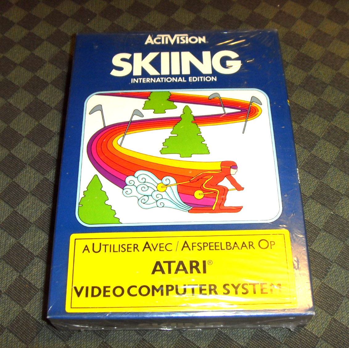 SKIING Jeu Atari 2600 boite blister cellophane PAL jamais ouvert