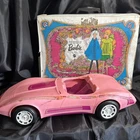 VTG Lot- 1968 The World of Barbie Double Doll Case Mattel Case & 1979 Corvette