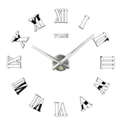 3D DIY Wall Clock, 1M Modern Frameless Large 3D DIY Wall Clock Kit Decoration...