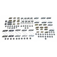 1955 Chevy Bel Air 2 4 Door Complete Side Stainless Molding Clip Set 1955 Chevy Bel Air 2 4 Door Complete Side Stainless Molding Clip Set