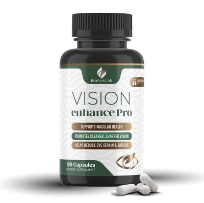BioPeak Lab Vision Enhance Pro Eye Wellness Supplement with Lutein,...