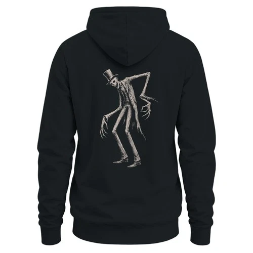 Creepy Tall Top Hat Monster Men's Hoodie - product listing photo
