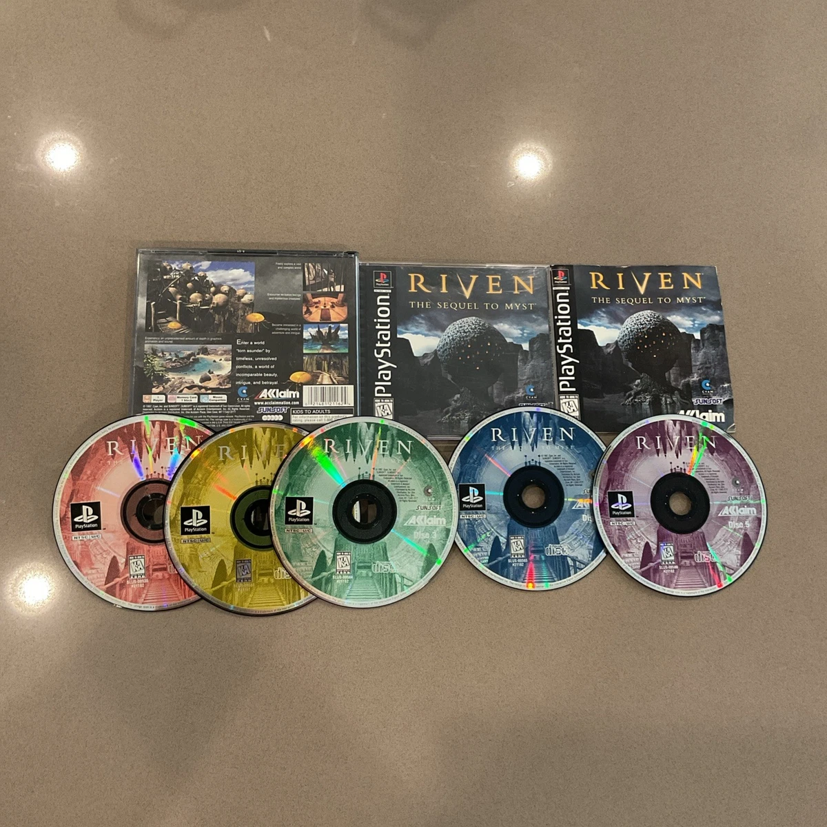 Jeu RIVEN : La Suite De Myst - Version PAL Française Pour PlayStation 1 (PS1) - État Correct