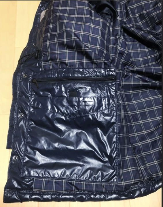 Raro piumino lucido BURBERRY BLACK LABEL uomo L uomo #ED ZHA