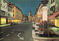 SWITZERLAND MORGES LA GRANDE RUE LE SOIR
