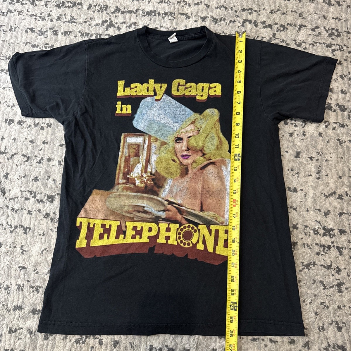 Lady Gaga TELEPHONE Tシャツ 2010 Lady Gaga Concert Shirt Size Small Telephone The Monster