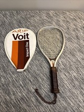 Vintage Viot Impact One Racquetball racquet with cover  brown handfuls