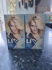 A pair of shwarzkopf live intense bleach