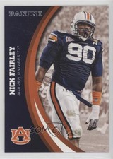 2016 Panini Auburn Tigers Nick Fairley #27 0b3