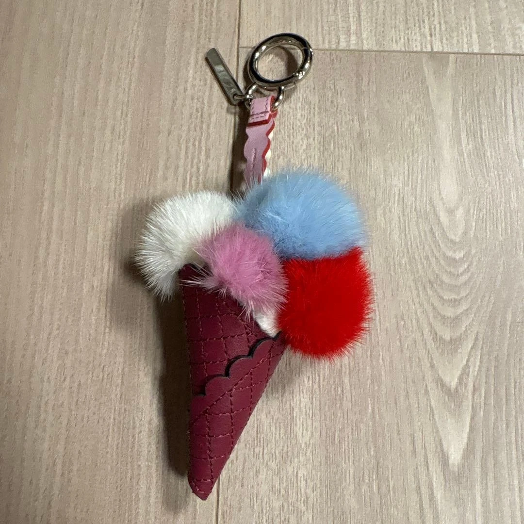 Fendi Ice Cream Keychain Used Pocket Charm Collector's Item | eBay