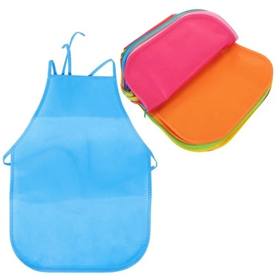 24 PCS Tablier Peinture Imperméable Enfant Enfants Peignant Artisanat De Pour - Photo 1/4
