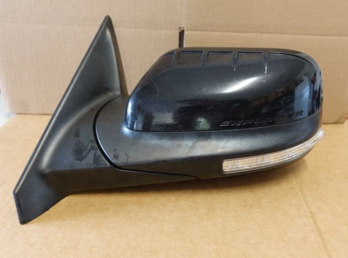 2011 - 2015 Ford Explorer Side Mirror Left Driver W/ Blindspot 15-pin BLACK OEM