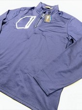 RLX Ralph Lauren Men  s 1/4 Zip Luxury Performance Jersey Pullover Navy/2X-Large