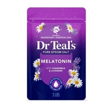 Epsom Salt Magnesium Soak, Sleep Blend with Melatonin, Lavender  Chamomile, 3