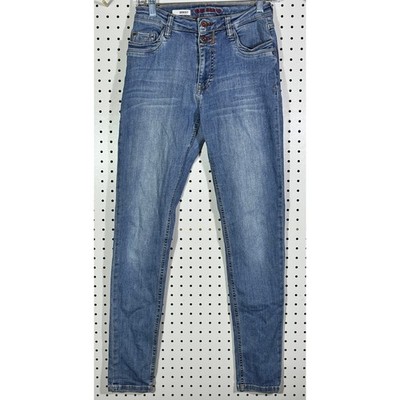 Blue Fire Co Womens Skinny Jeans Medium Wash Stretch Denim W27 L30 D34