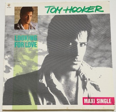 Tom Hooker Looking For Love Vinyl Record 12  45 RPM Single BR 54071 Baby 1986