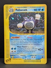 Poliwrath 024/165 Expedition Base Holo Rare Pokemon TCG Nintendo e-reader NM