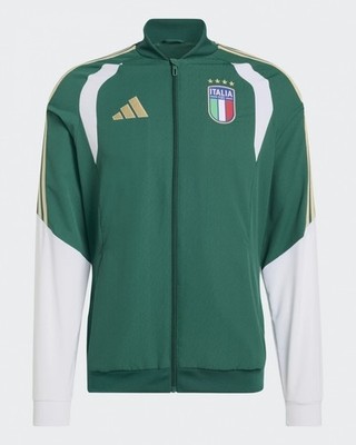  Italia Italien FIGC Adidas Presentation jacke jacket Grün Gewebt 