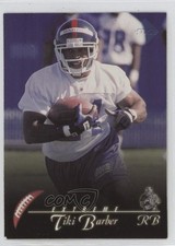 1997 Collector's Edge Extreme Tiki Barber (Should Be Card #111) Rookie RC 1r3c. rookie card picture